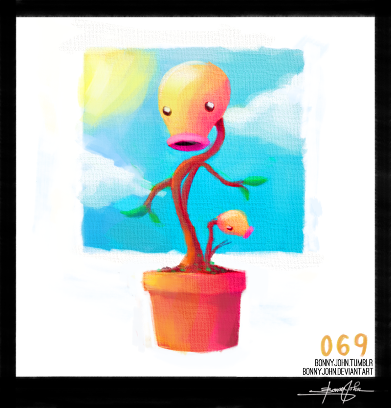 Illustration for article titled Birth of Bellsprout! Pokemon One a Day!